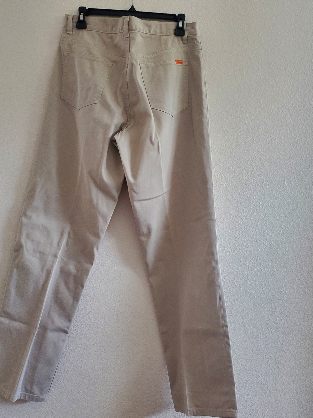 Faconnable Men's Beige Pants With 5 Pocket Design Size 32 - Picture 2 of 8